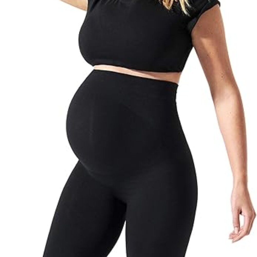Blanqi belly support maternity leggings black medium